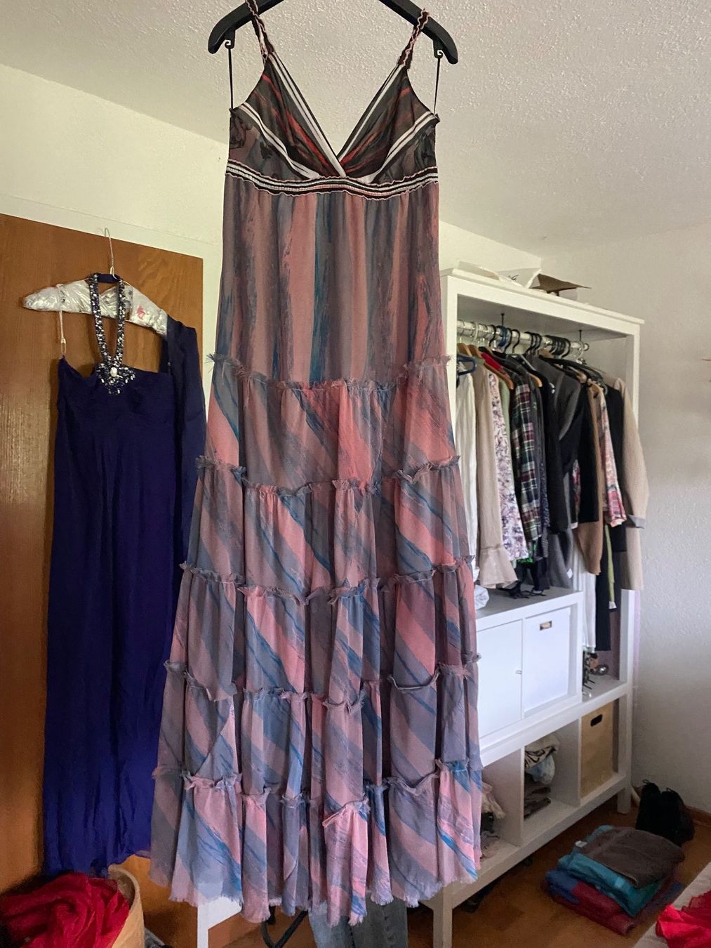 Vestiti: Maxikleid gestreift mehrfarbig lang – Usato da Zuzgen venduto da tw7_rcv9