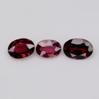 100% Echt 2.22ct Natur Rhodolithe unbehandelt Naturedelstein