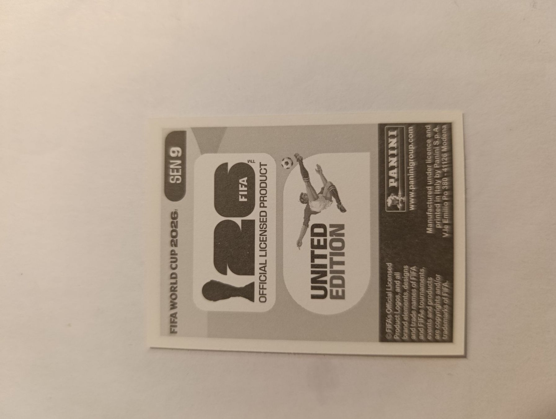 Panini Carte collezionabili: SEN 12, WM 2026 Panini Sticker – Nuovo (secondo la descrizione) da Kriens venduto da Annele97 1