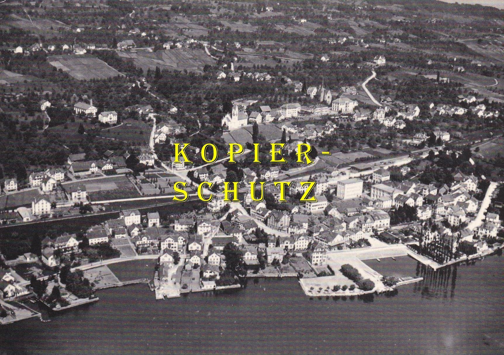 Cartoline postali: Männedorf (Flugaufnahme) /bm – Usato da Hombrechtikon venduto da Rudolf07