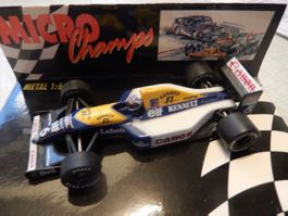 ab 5.--  F1 Williams mit Patrese - Minichamps OVP 1:64