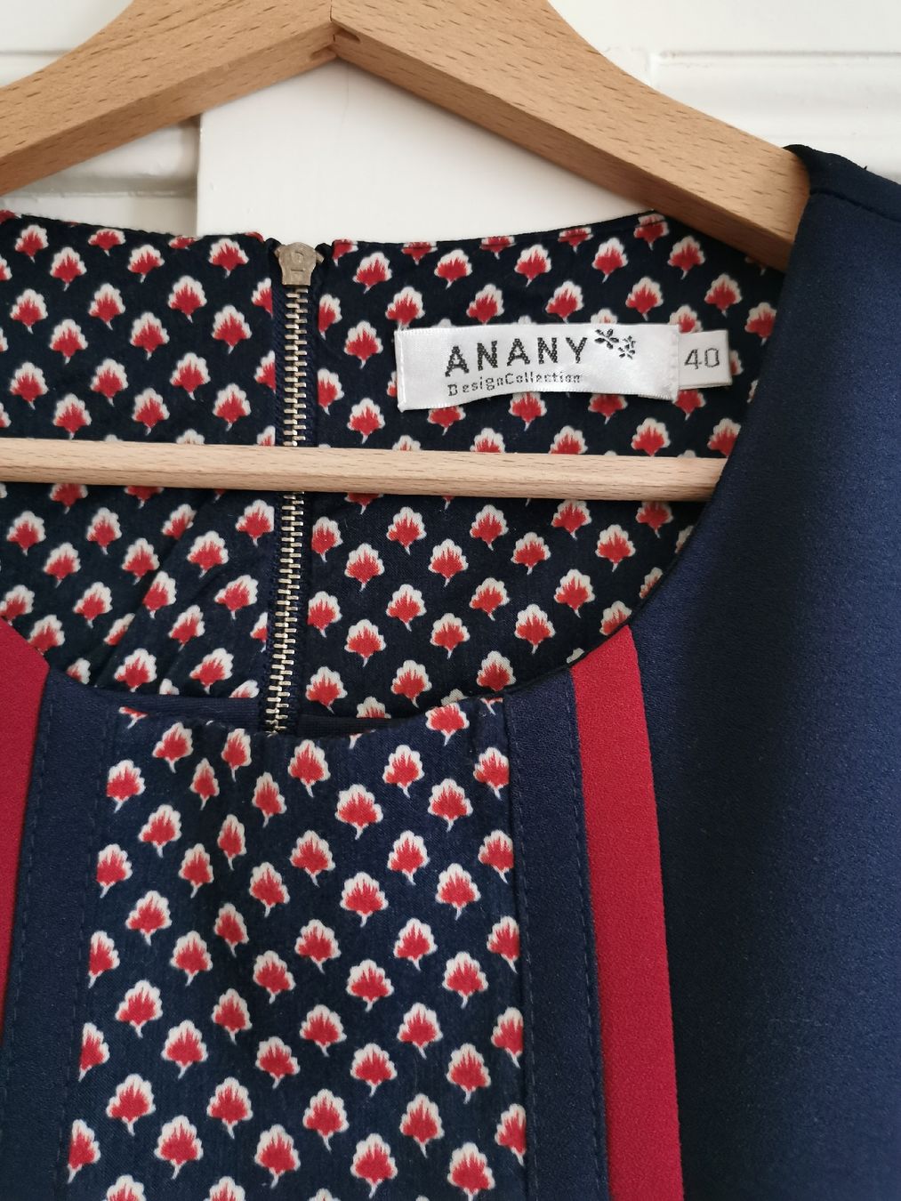 Vestiti: schön gemustertes Vintage Kleid, Grösse 40 – Usato da Zürich venduto da Hibiskus3 2