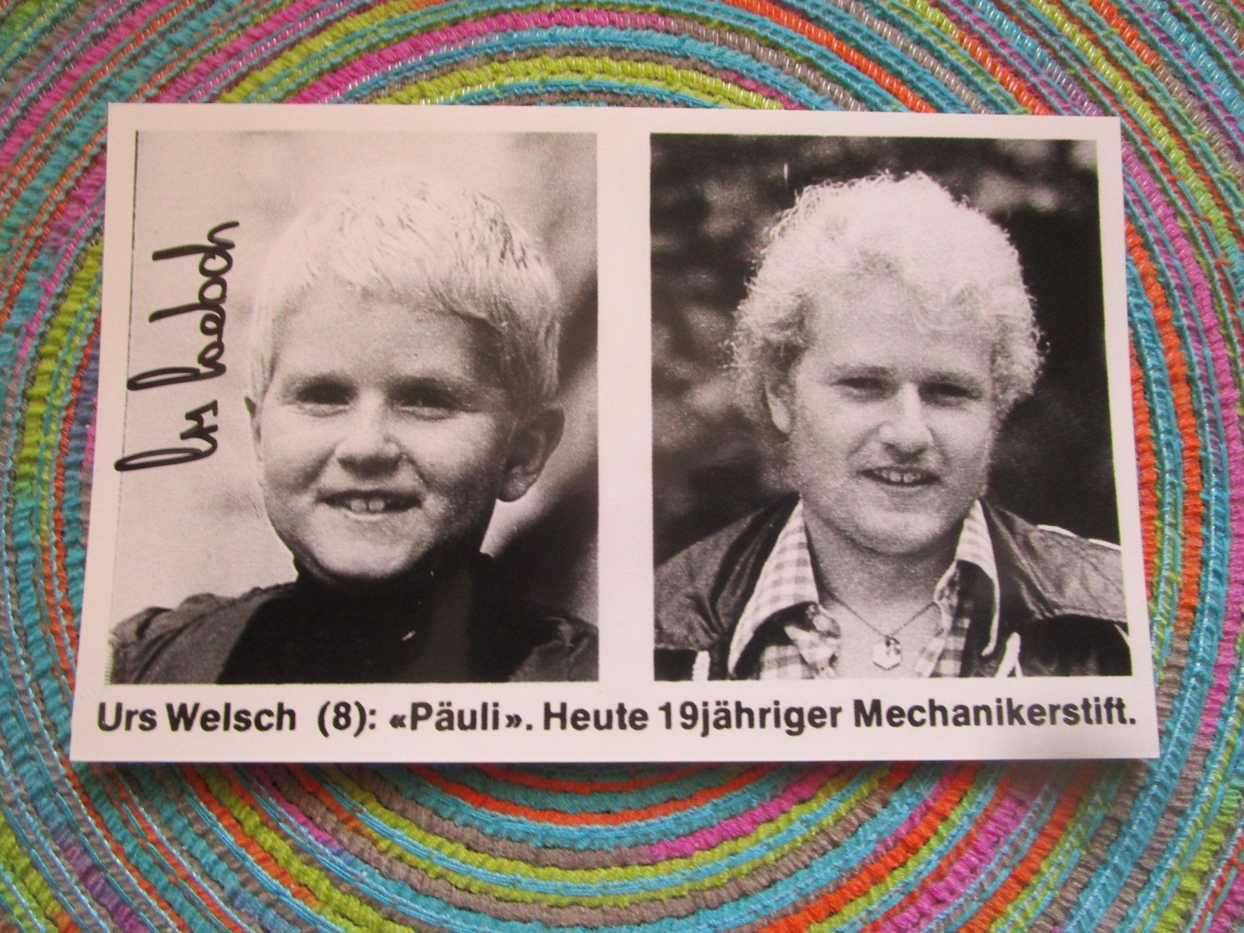 Autografi: KUMMERBUEB PÄULI ORIGINAL AUTOGRAMM ANTIK – Usato da GUTENSWIL venduto da Alpina6