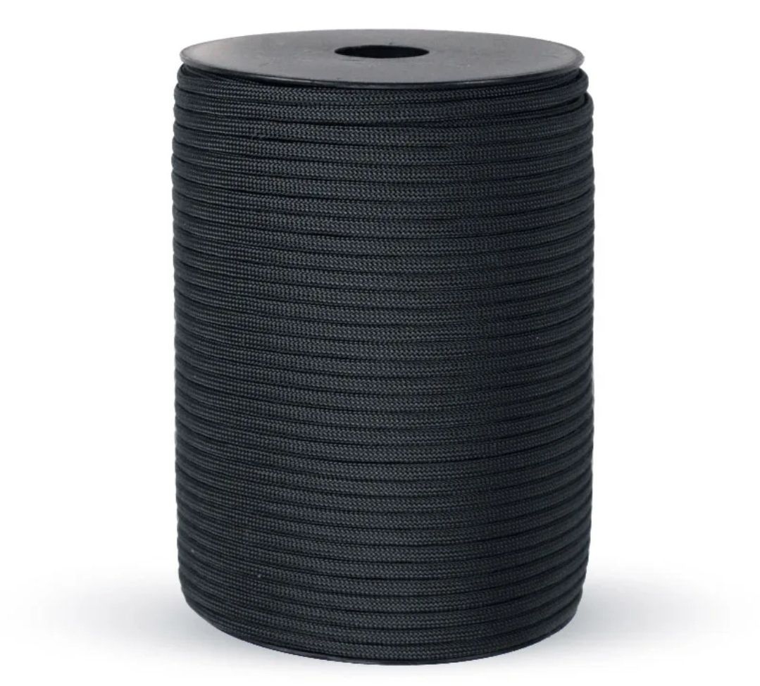 Corde: Paracord 100m schwarz – Nuovo e nell'imballaggio originale da Dorf venduto da Messer-Schweiz