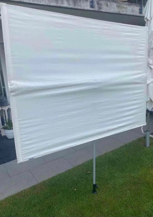 Windhager Balkonblende Aeris – Sichtschutzmatte 0,9x5 M, Anthrazit | UV-stabil, 85% Blickdicht, Mit Metallösen