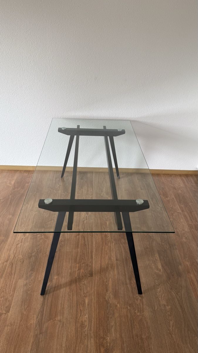 Tavoli: Glastisch schwarz Metall – Usato da Biel/Bienne venduto da Kim._.Alina 1