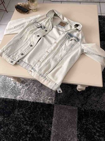 Giacca di jeans Pull&Bear colore chiaro taglia M