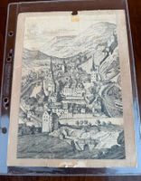 Baden AG nach einem alten Stich - Historische Ansicht