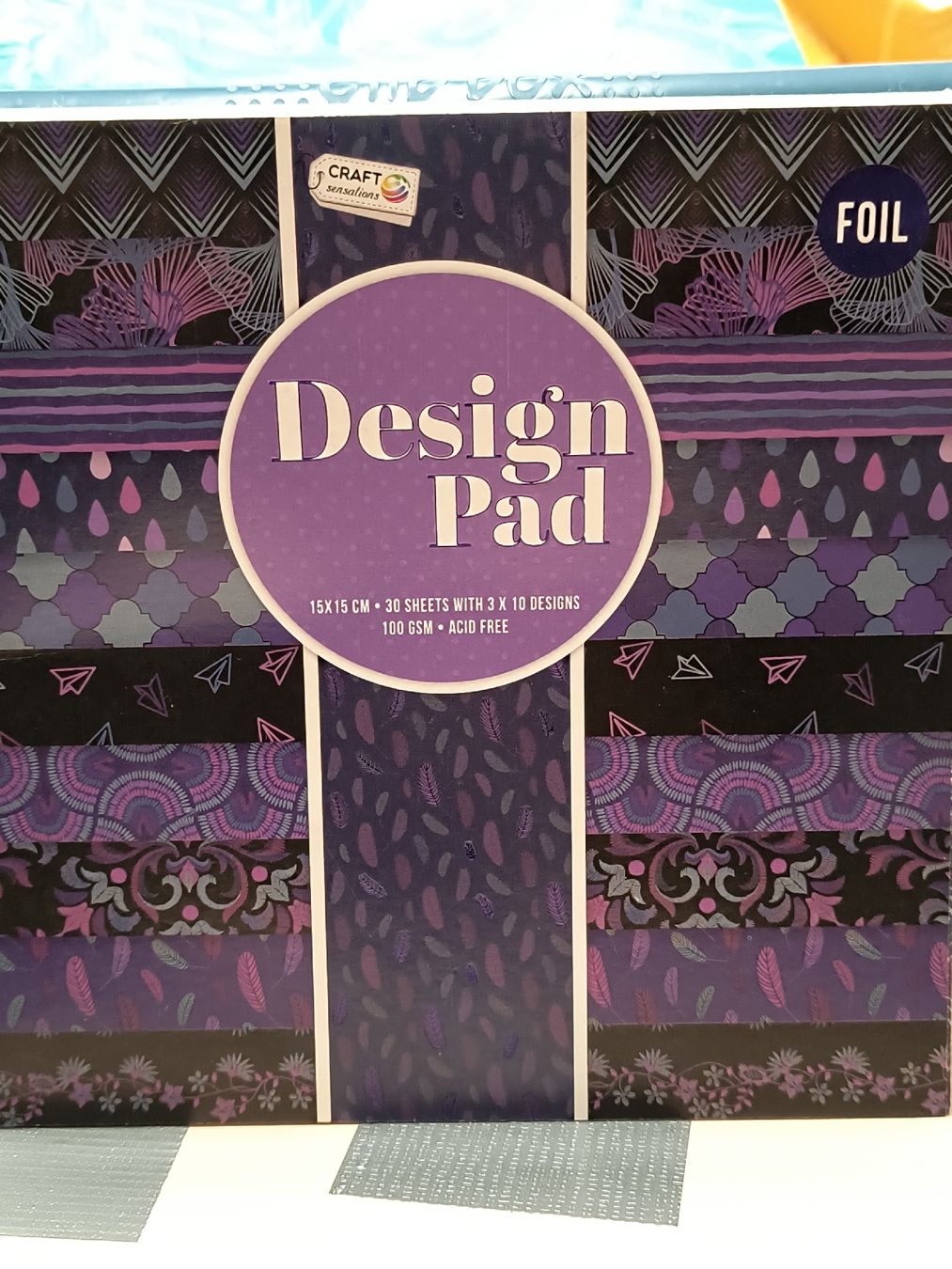 Carta: Bastelpapier Designblock, Design Papier – Nuovo e nell'imballaggio originale da Würenlingen venduto da Striga 6