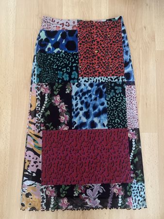 Damen Rock Desigual bunt mit Muster in gutem Zustand