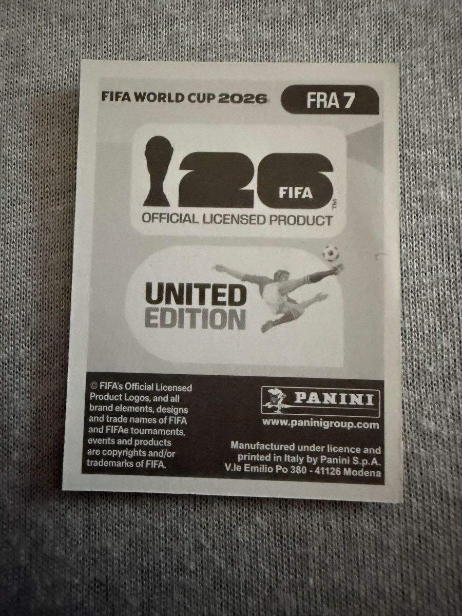 Panini Carte collezionabili: FRA7, Panini, WM26  – Nuovo (secondo la descrizione) da Amriswil venduto da ALETAL 1