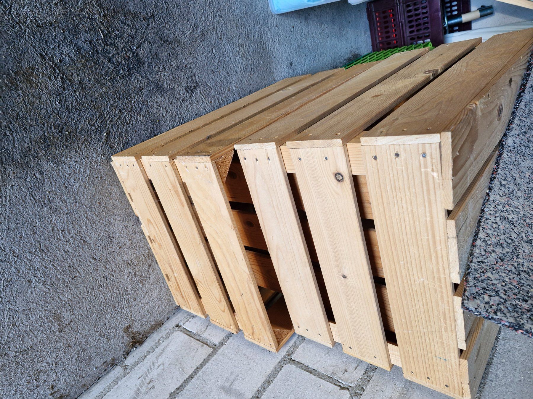 Caisses de transport: Holzharasse, standartgrösse 3 stk – D'occasion à Bütschwil par 2gi_87pt