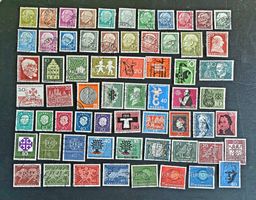 DEUTSCHLAND SAMMLUNG AUS 177 - 344 1954 - 1960 GESTEMPELT