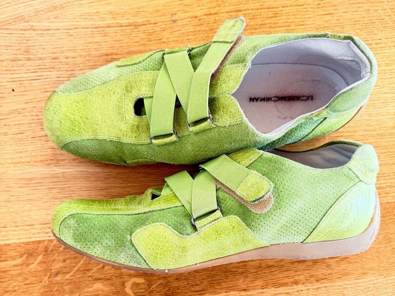 Scarpe da donna: Damenschuh Gr. 41 Neugrün Leder – Usato da Teufen AR venduto da Maleaa
