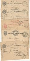 5 alte Ganzsachen Postkarten [GSlot2]