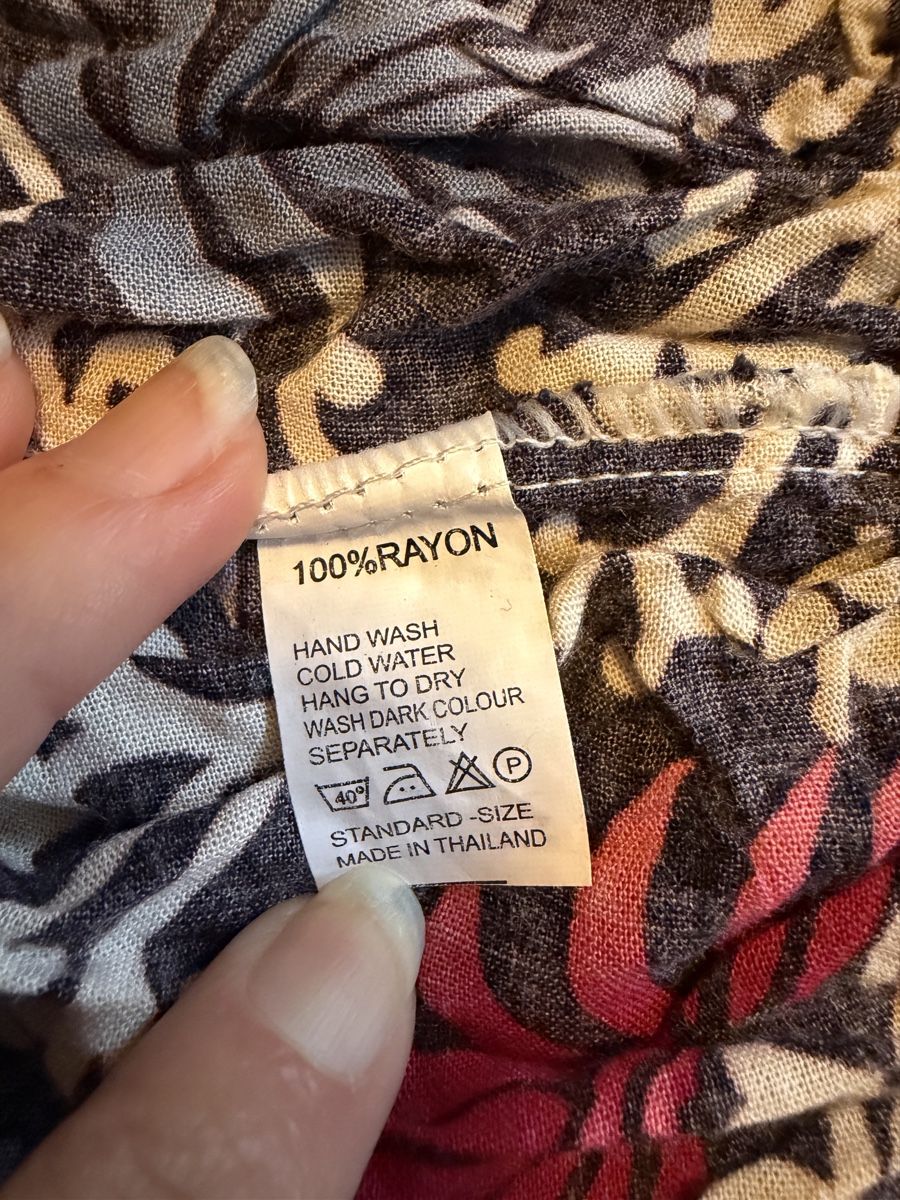 Hosen: Pantalon ample à motifs fleuris & graphiques - taille unique – Neu und originalverpackt aus Lausanne von Stephaniesdressing 8