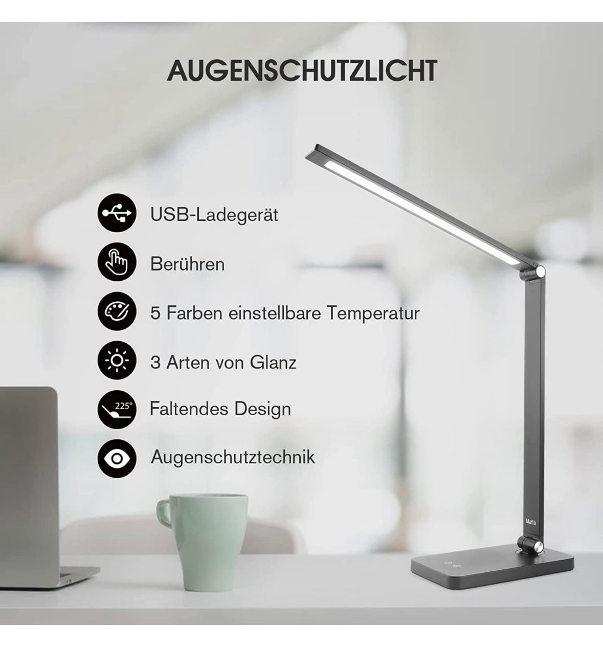 Lampen: Schreibtischlampe LED Dimmbar – Neu und originalverpackt aus Nuglar von SaleRitter 1