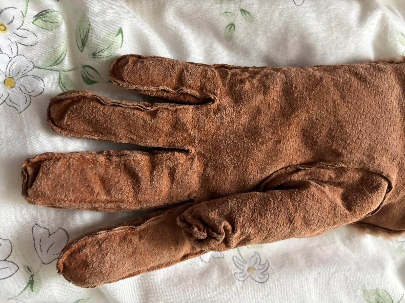 Guanti & manicotti: Warme Winterhandschuhe, Grösse M, hellbraun – Usato da Bülach venduto da reaos 5