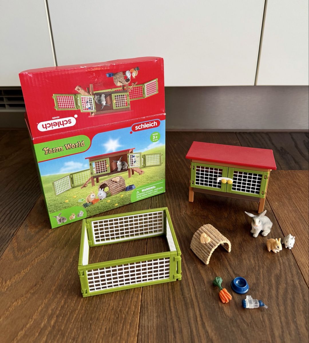 Schleich Giocattoli: Kaninchen-Stall Schleich – Usato da Pfäffikon ZH venduto da aveo14
