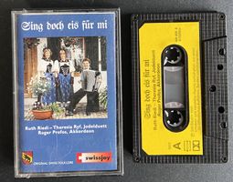 4 Musikkassetten Schweizer Folklore Jodlerklub