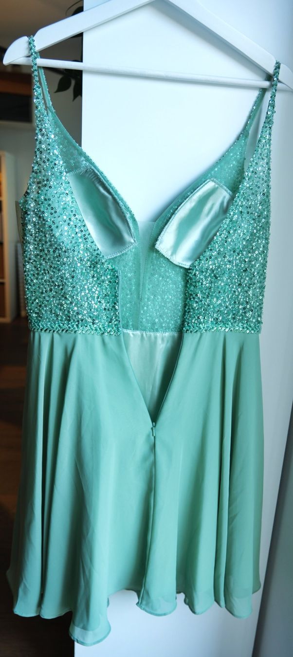 Vestiti: Kleid mit Paillette (mint) Gr. 38, SWING – Nuovo (secondo la descrizione) da Wohlen AG venduto da Exitburn 4