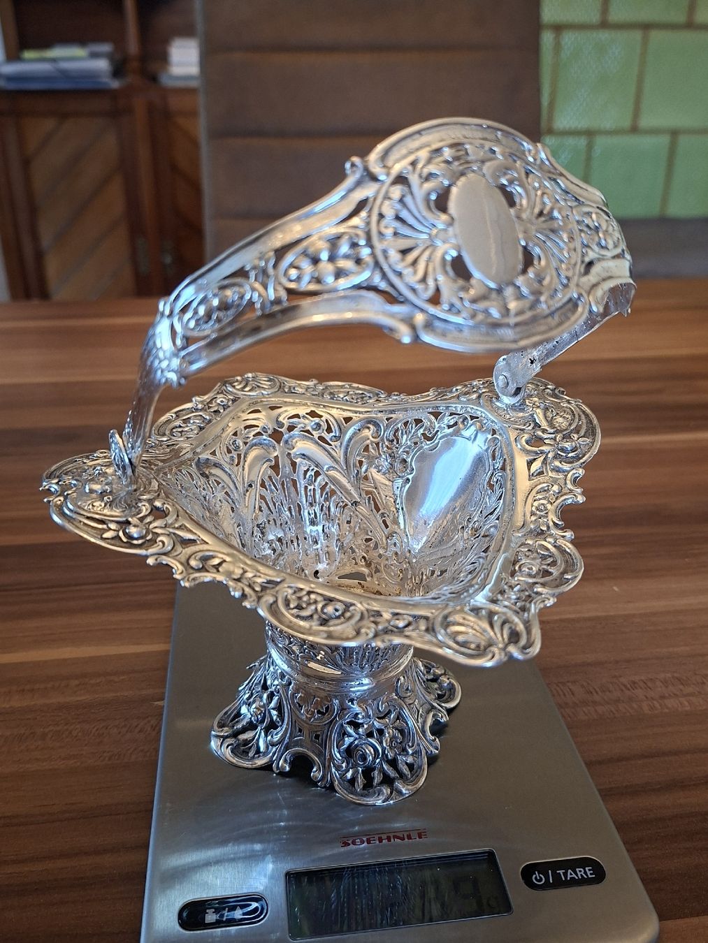 Statuette: Brautstrausskorb Warschau Silber 800 – Usato da Neuenkirch venduto da STMK21 3