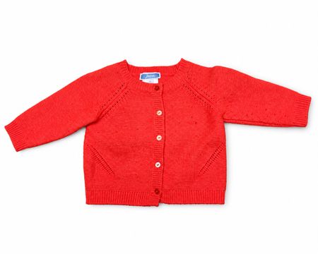 Wolle Kaschmir Strickjacke Jacadi Baby 6Mt