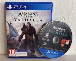 Assassin's Creed Valhalla PS4/PS5 game disc and case