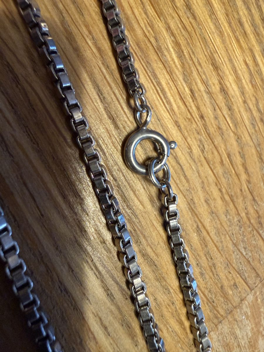 Catenine: Lange Edelstahl Kette Halskette oder Armkette – Nuovo (secondo la descrizione) da Goldach venduto da Donpancho