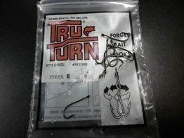 8 hameçons Tru Turn n° 2 Haken Tru Turn