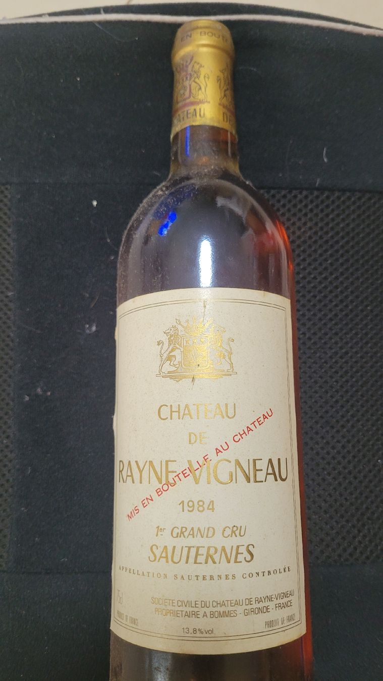 Vino: SAUTERNES RAYNE VIGNEAU 1984 – Nuovo e nell'imballaggio originale da Wolfhausen venduto da BigiWolfhausen 2