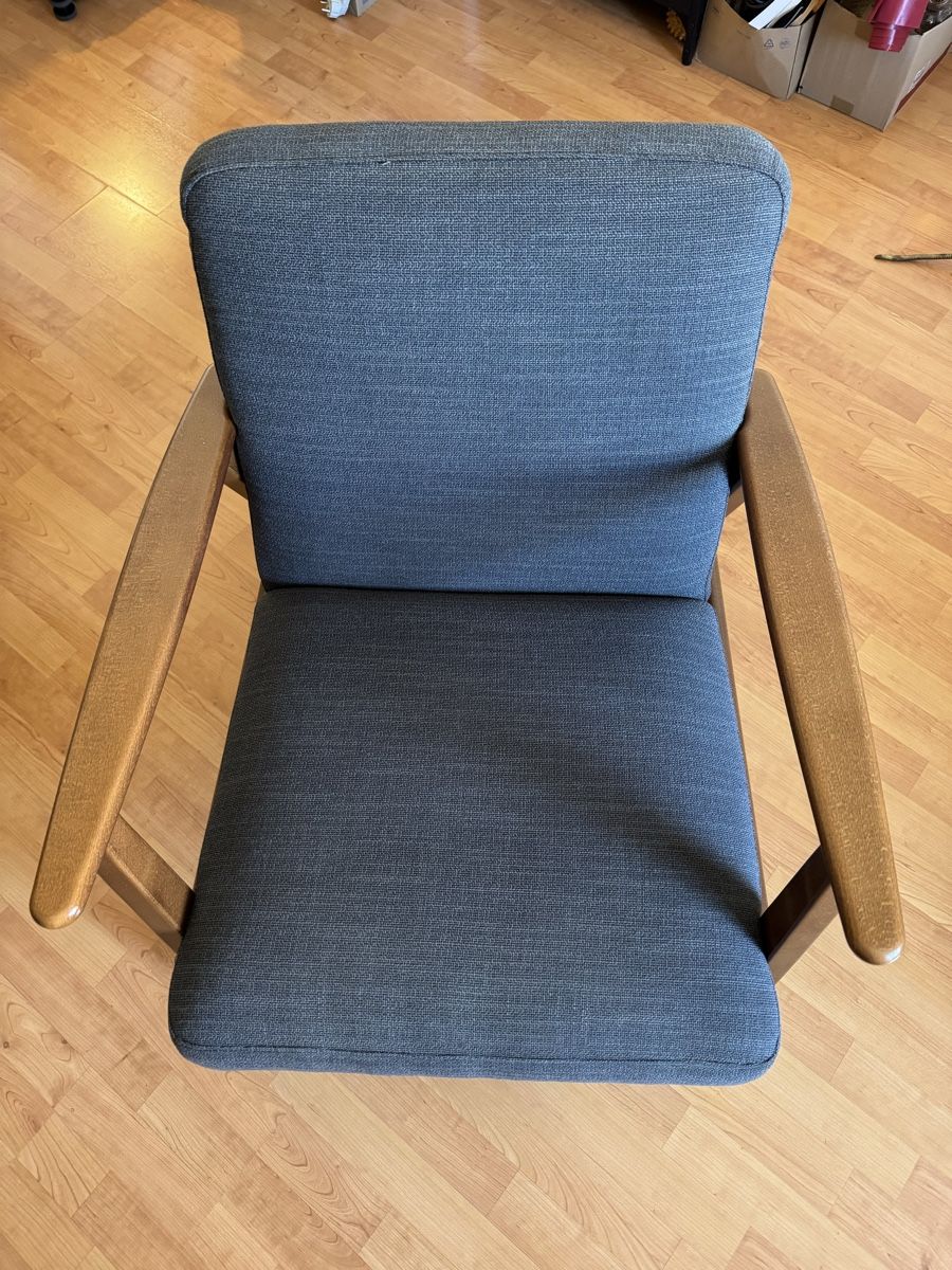 Poltrone: Fauteuil vintage gris, design scandinave – Usato da Nyon venduto da tingloo 3