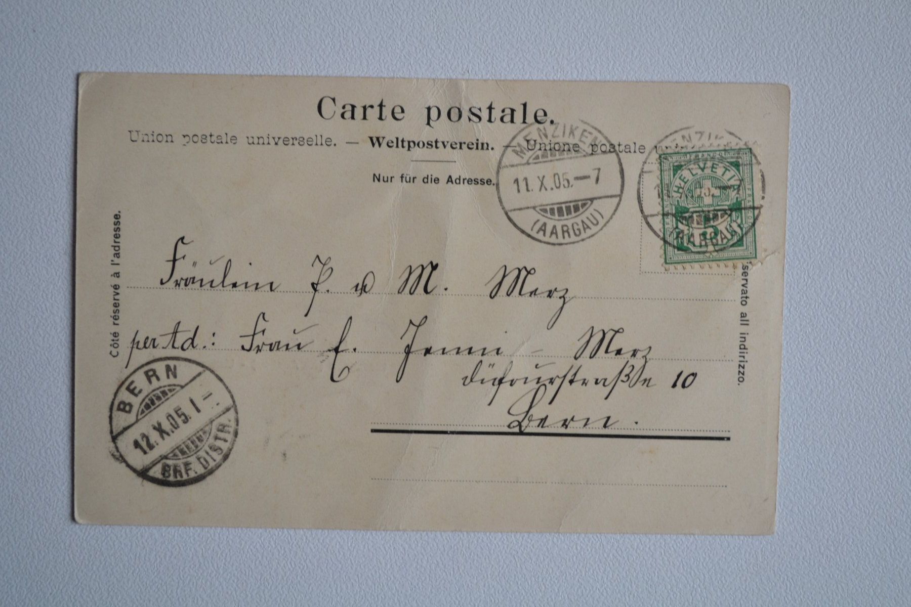 Cartoline postali: AK Menziken AG – Usato da Beinwil am See venduto da kajak55 1