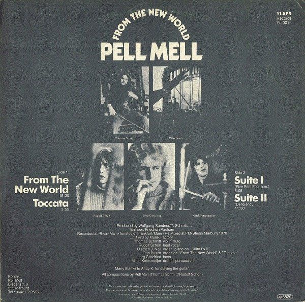 Dischi in vinile: LP PELL MELL - From the new world – Usato da Bettlach venduto da galileo-records 1