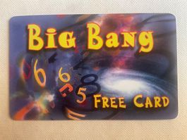 Prepaid Telefonkarte Big Bang