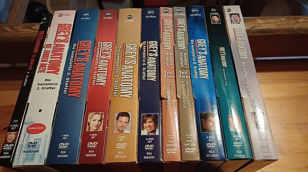 Tutti i DVDs: Grey's Anatomy DVD – Usato da Boningen venduto da evely03 2