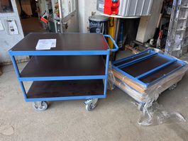 neuer fetra® Schwerlast-Tischwagen, 1.200 kg, 3 Etagen