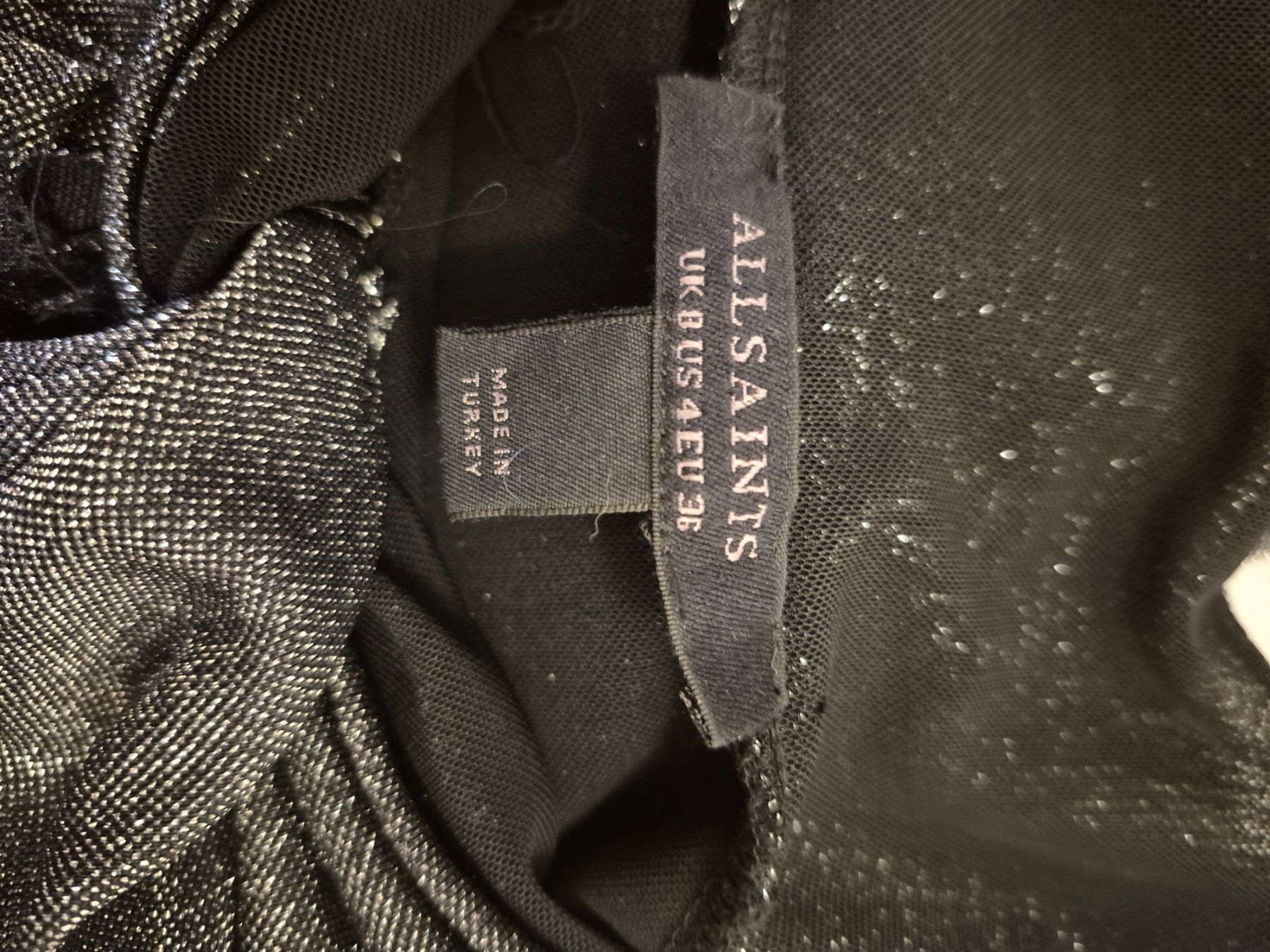 Allsaints Röcke: Glänzender Rock mit Wickel-Optik, Allsaints – Gebraucht aus Zürich von Roberto040 4