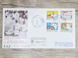 CL05 Enveloppe + Timbre Poste Vaticane 1984