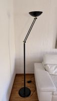 Stehlampe schwarz/gold verstellbar Gelenk Arm gut erhalten