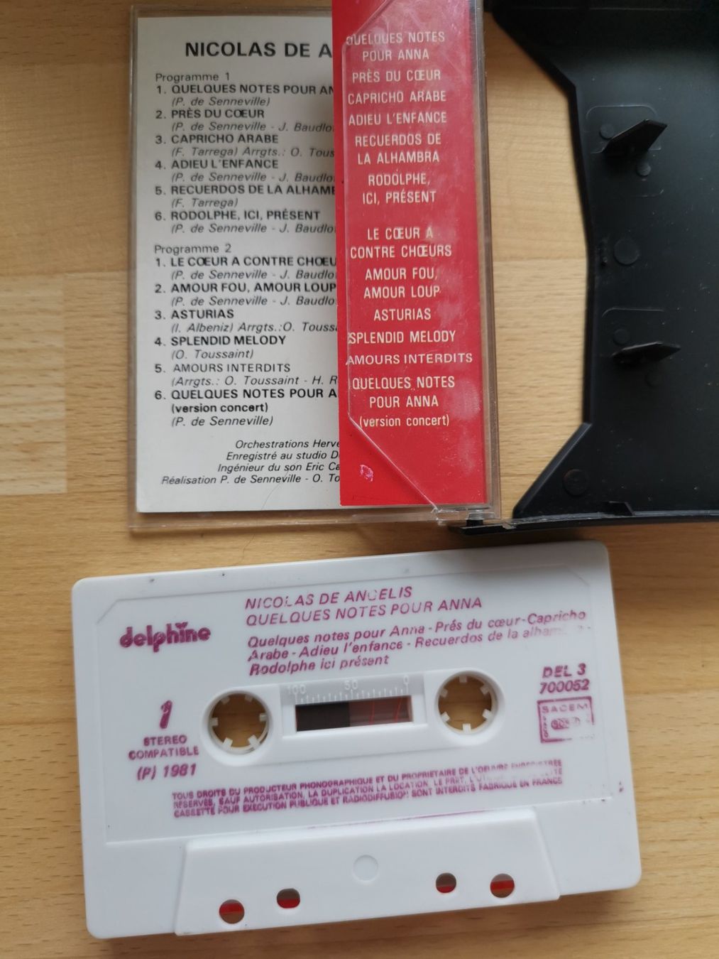 Musicassette: cassette audio Nicolas de Angelis – Usato da Saignelégier venduto da jos_9dsj 1