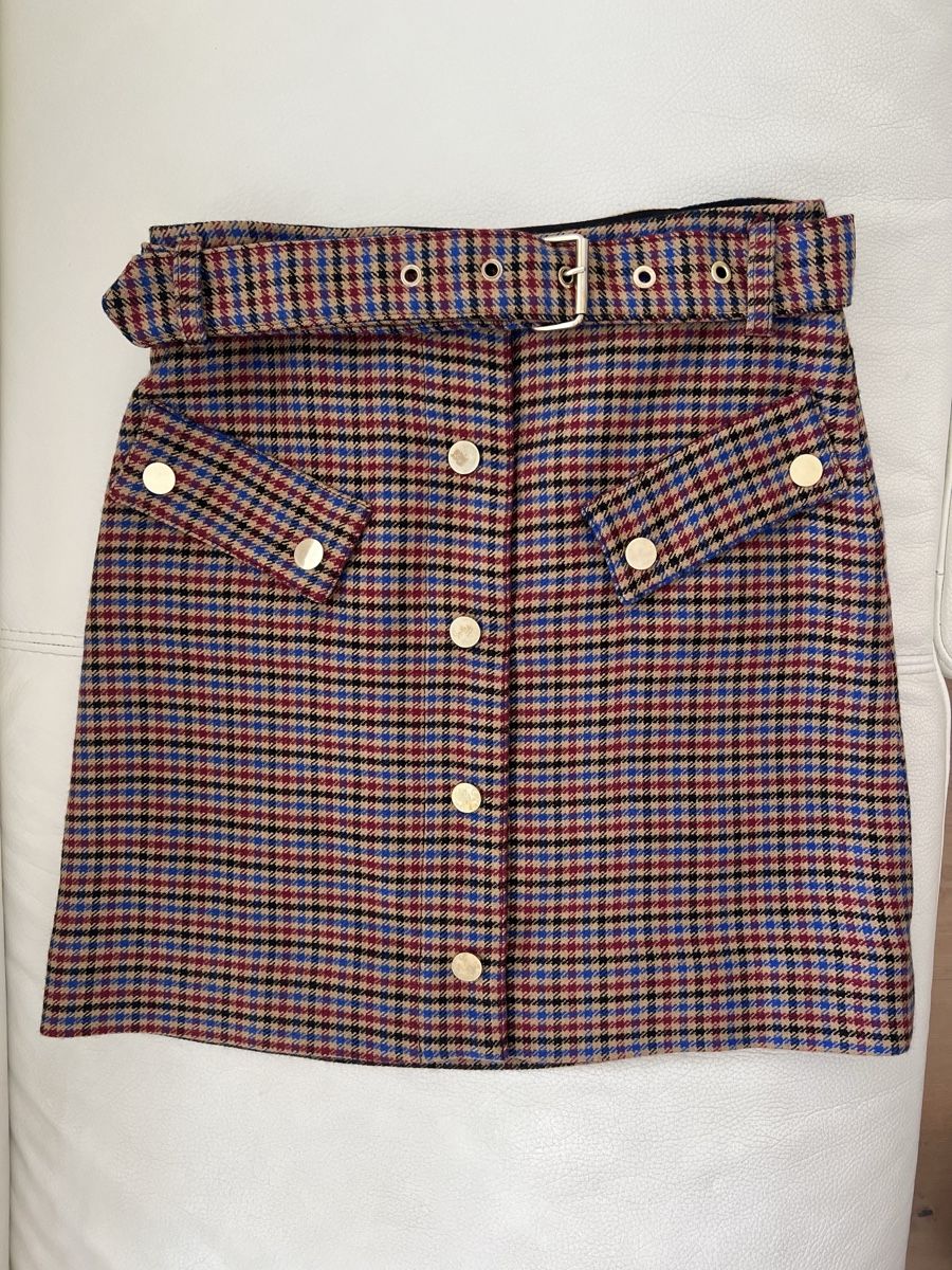 Essentiel Antwerp Gonne: Mini Checked Skirt by Essentiel Antwerp, Size 36 – Nuovo (secondo la descrizione) da Pully venduto da opa_k78q