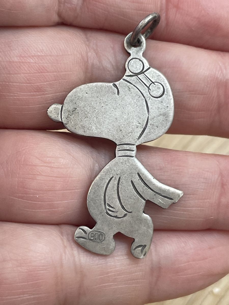 Ciondoli: pendentif Snoopy en argent 800 Vintage – Usato da Montreux venduto da Pipo7878 3