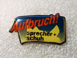 Ansteckpin 61: Aufbruch - Sprecher + Schuh