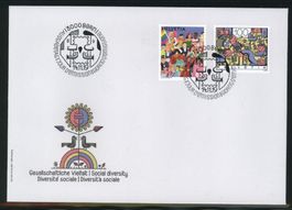 2019, FDC, Gesellschaftliche Vielfalt (Nr. 1756–1757)