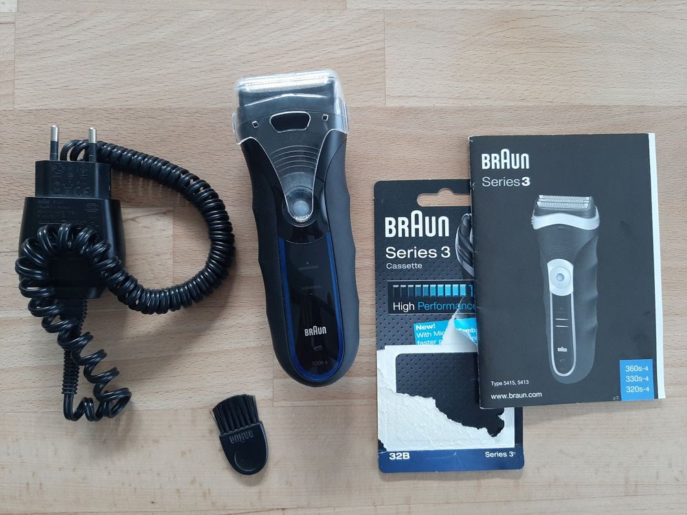 HQRP Adattatore di CA per Braun Series 3 Modello 330s-4, 320s-4 Type 5415, Modello 370, 350cc, 370cc Type 5774, Modello 340 Type 5775 rasoio