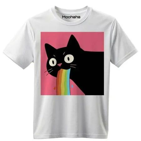 Rainbow Vomit T‑Shirt – alle Grössen – neu - unisex