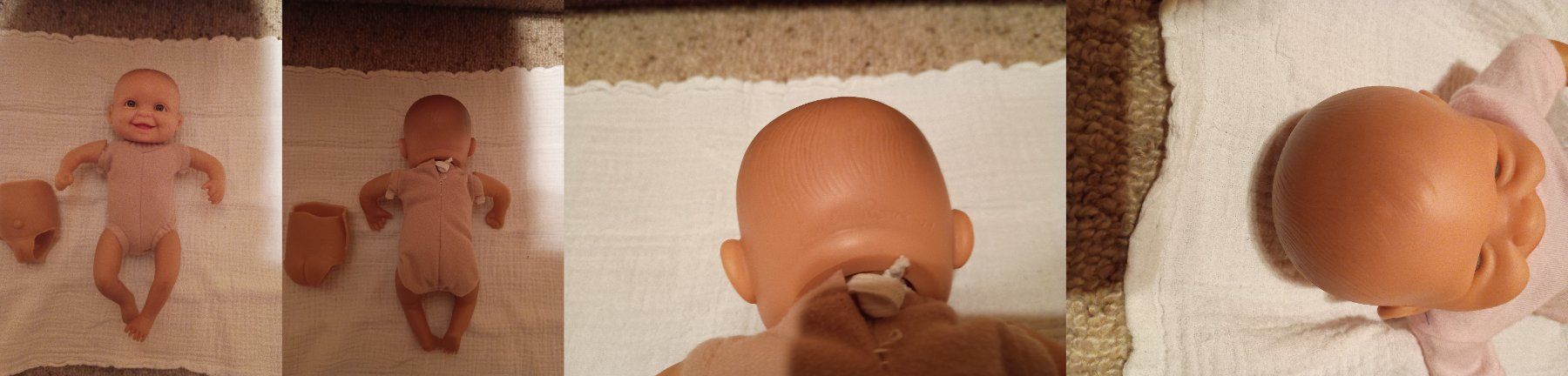Reborn Bambole: Kleine Reborn Puppe - Mädchen -, ca. 23 cm – Usato da Buchs AG venduto da ReaNaTsch 7