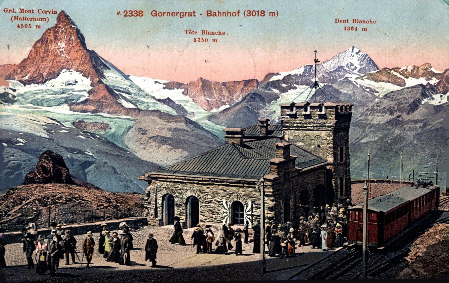 Cartes postales: Gornergrat - Bahnhof (3013 m.) – D'occasion à Bronschhofen par Astore