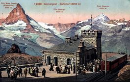 Gornergrat - Bahnhof (3013 m.)